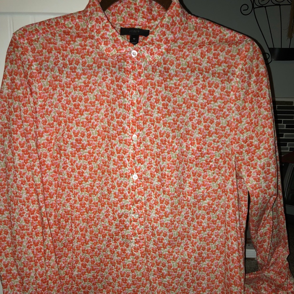 J.Crew 3/4 button down shirt